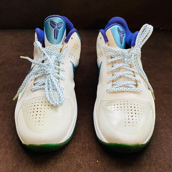 Nike Kobe Zoom V 5 Draft Day Charlotte Hornets Sneaker Shoes Size 9 386429-100 - Picture 2 of 13